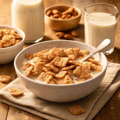 Cinnamon toast crunch and almond milk
