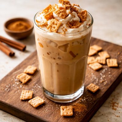 Cinnamon toast crunch iced coffe