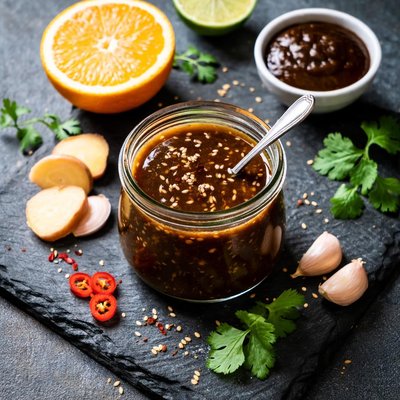 Citrus hoisin dressing