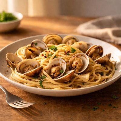 Clam linguine