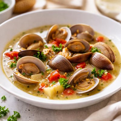 Clam soup