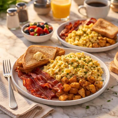 Classic breakfast scramblers