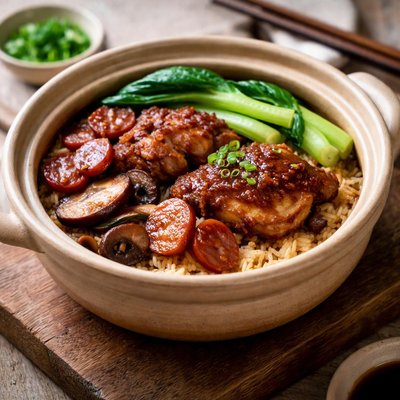 Clay pot rice