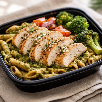 Clean eatz chicken pesto