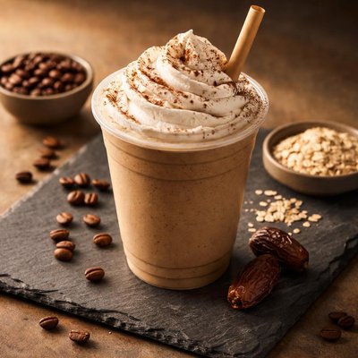 Clean juice coffee smoothie