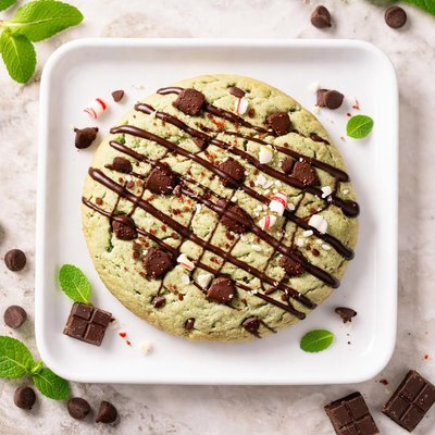 Clean simple eats mint chocolate chip cookie