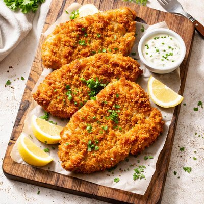 Clever puten schnitzel