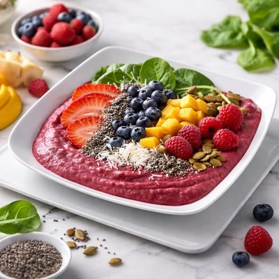 Clovis farms organic super smoothie