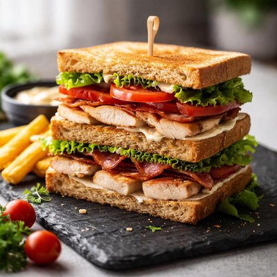 Club chicken sandwich