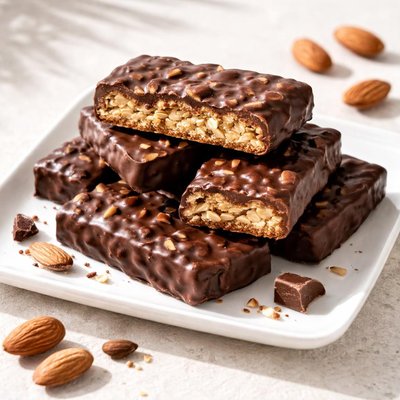 Coatco dark chocolate almond biscuit