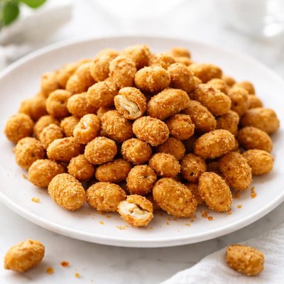 Coated peanuts