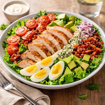 Cobb salad with chicken