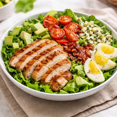 Cobb sallad with chicken