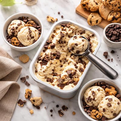 Cobblestone cookie ice cream