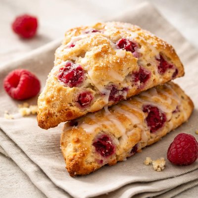 Cobs bread raspberry scone