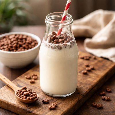 Coco pops fat free milk