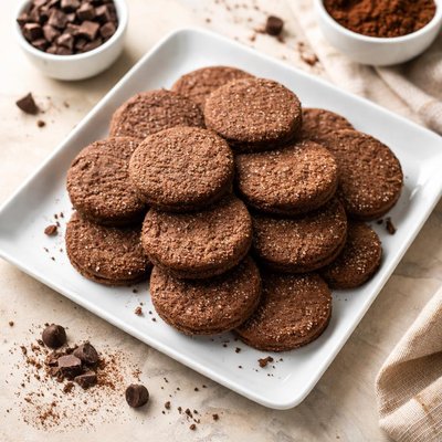 Cocoa biscuits