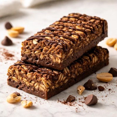Cocoa peanut bar