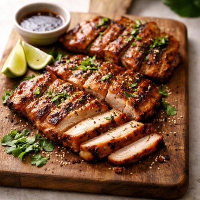 Coconut and tamari marinated chicken
