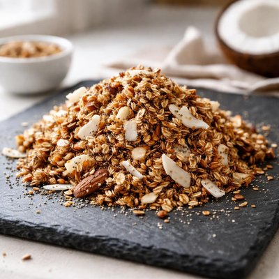 Coconut chia granola
