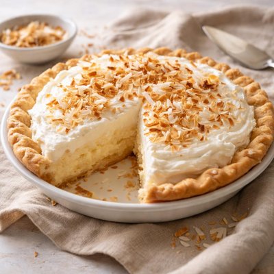 Coconut creme pie