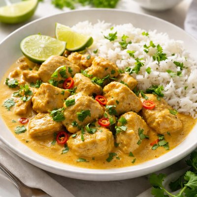 Coconut curry chicken