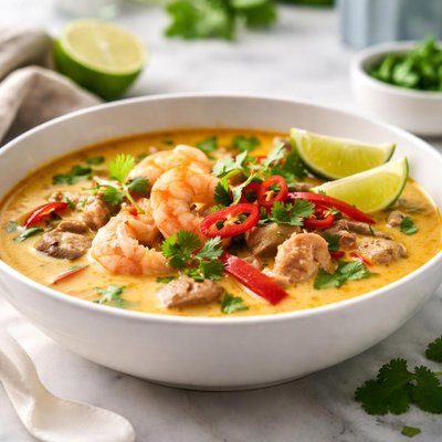 Coconut curry soup