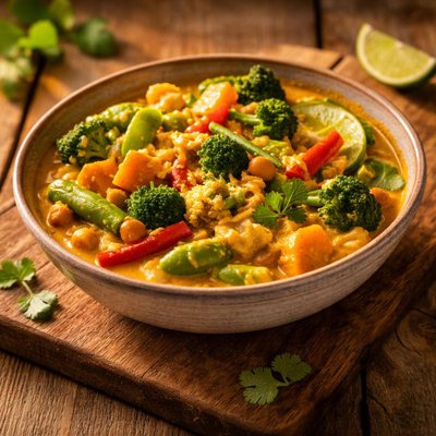 Coconut curry vegetables