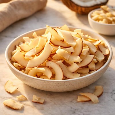 Coconut dried slices
