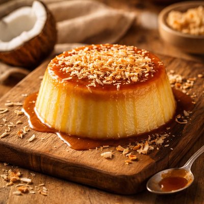 Coconut flan