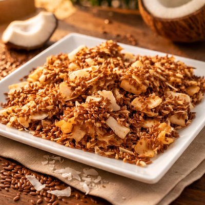 Coconut flaxseeds