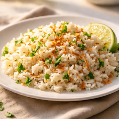 Coconut lime rice