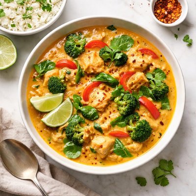 Coconut milk curry