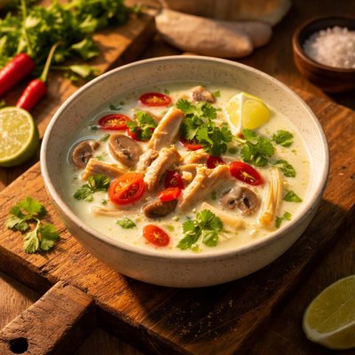 Coconut milk soup