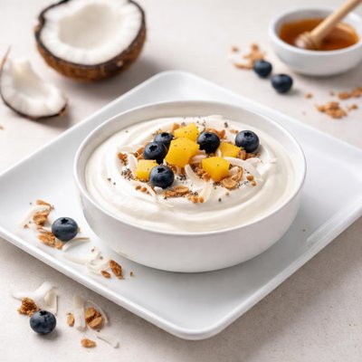 Coconut milk yogurt