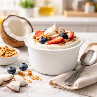 Coconut milk yogurt alternative