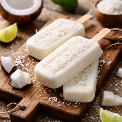 Coconut popsicle