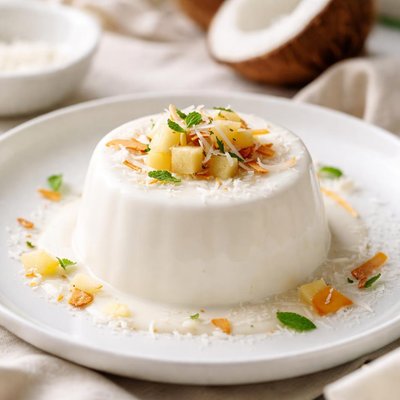 Coconut pudding