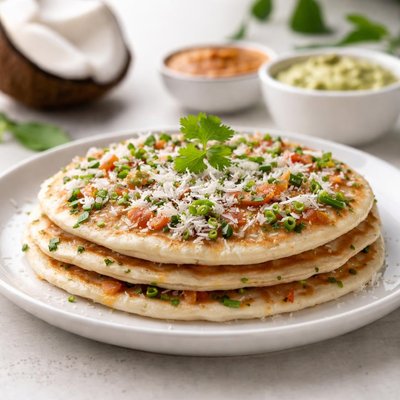 Coconut uttapam