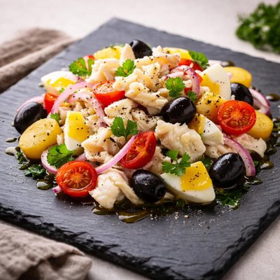 Codfish salad