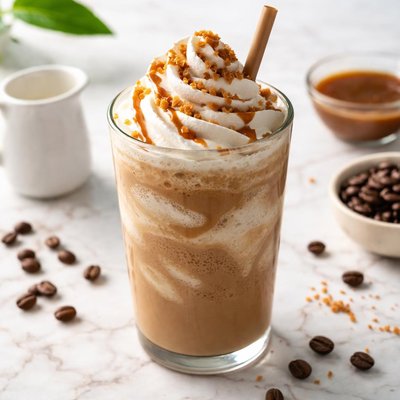 Coffee and cream frappe