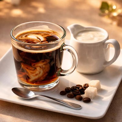 Coffee and non dairy creamer