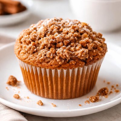 Coffee cake muffin