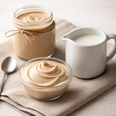 Coffee cream and milk