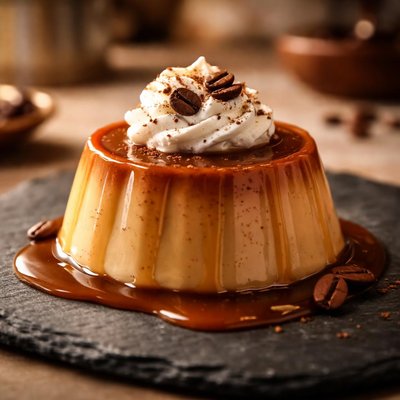 Coffee flan