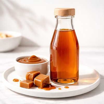 Coffee unsweetened caramel syrup