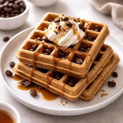 Coffee waffles