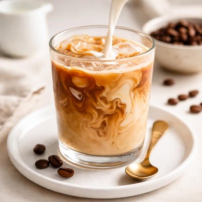 Coffee with full cream milk