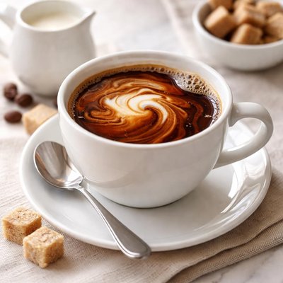 Coffee with half and half