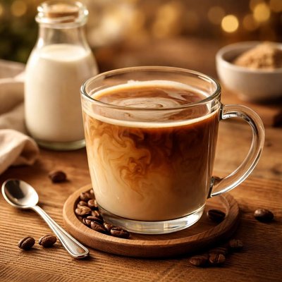 Coffee with lowfat milk